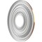 Ekena Millwork Cole PVC Ceiling Medallion (Fits Canopies up to 4 1/4"), Brght Coat Copper, 13"OD x 3 1/2"ID x 3/4"P CMP13COBCO - alternate 2